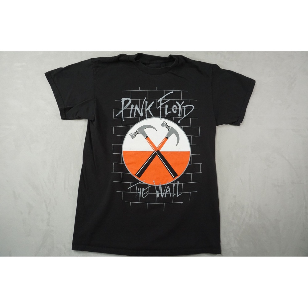 Pink Floyd T-Shirt Mens Small The Wall Hammer Black Graphic‎ Rock Band Tee